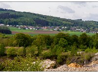 Brockhausen  Blick über das Hönnetal auf Hemer-Brockhausen